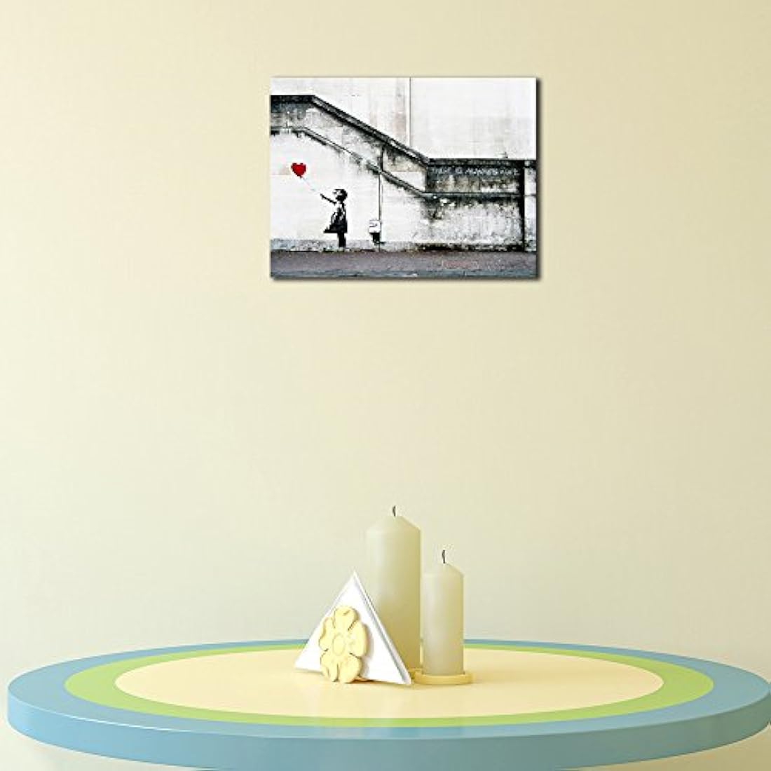 Wieco Art Lienzo decorativo para pared con diseño niña