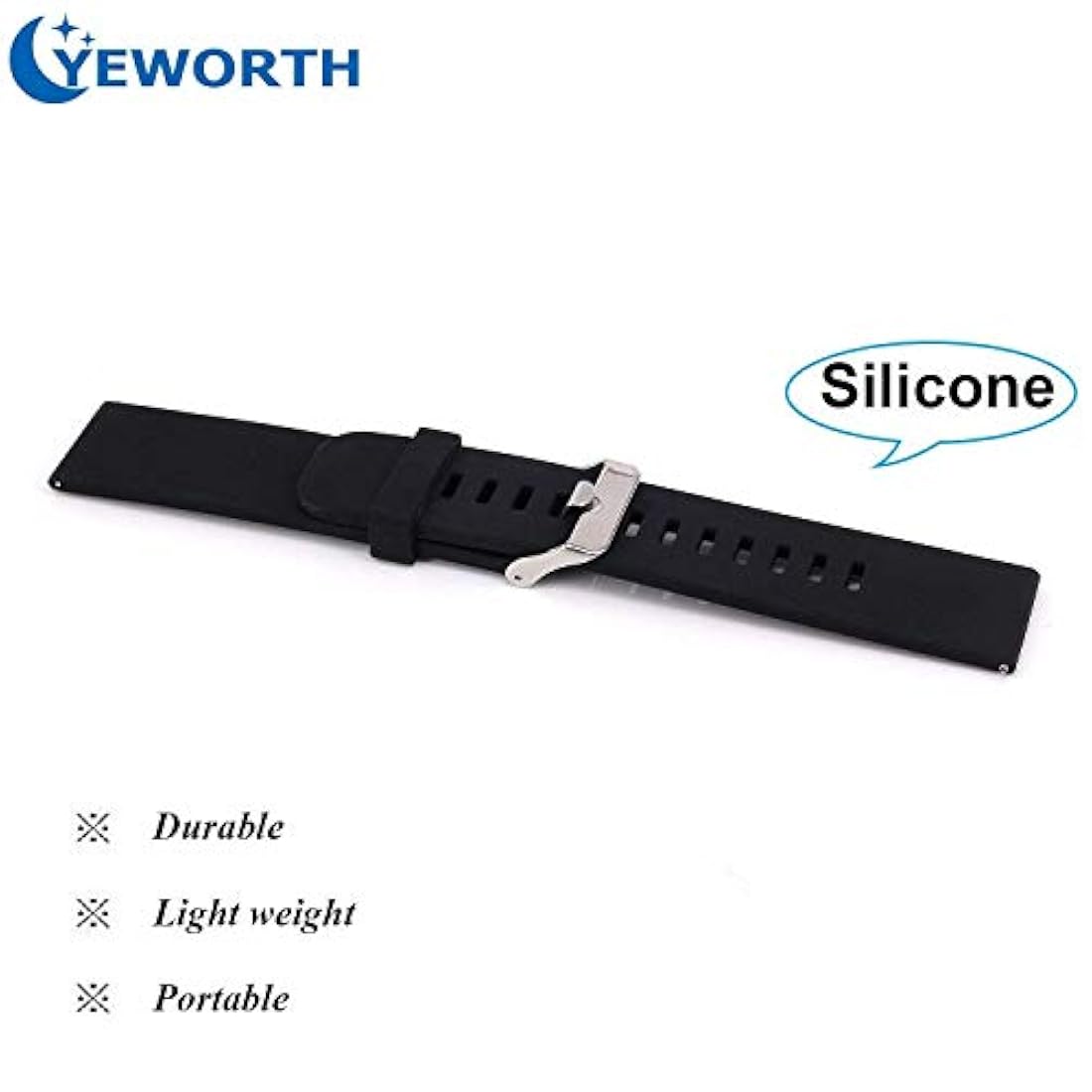 Correa de pulsera de silicona Yeworth para Samsung Galaxy