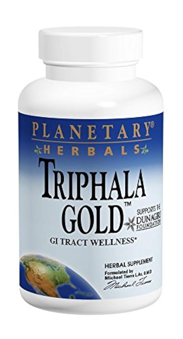 Planetary Herbals Triphala Oro Tablets 1000 mg 60 Count