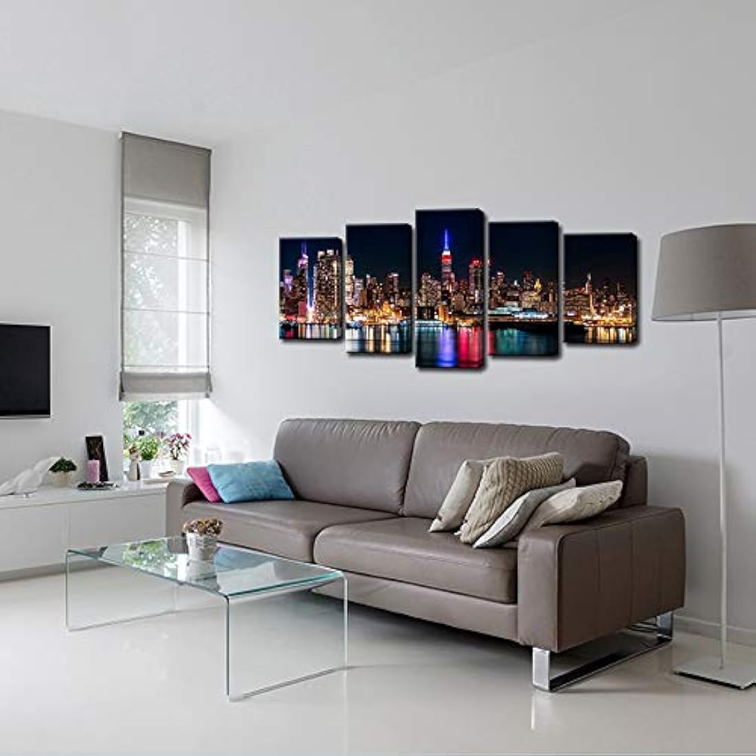 Biuteawal - Lienzo decorativo de pared de Nueva York