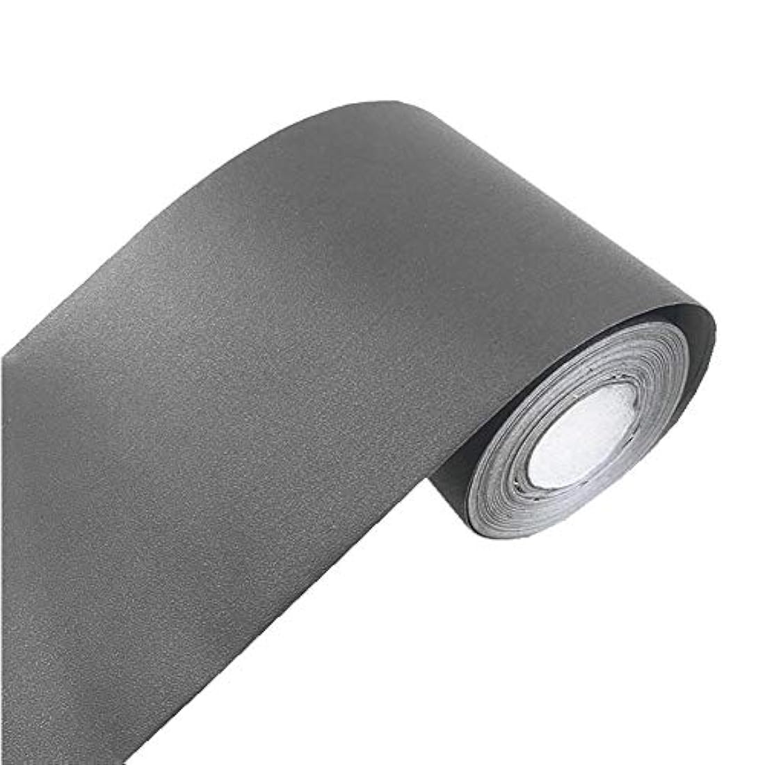 Papel pintado autoadhesivo decorativo color gris(3.9x 39.4)