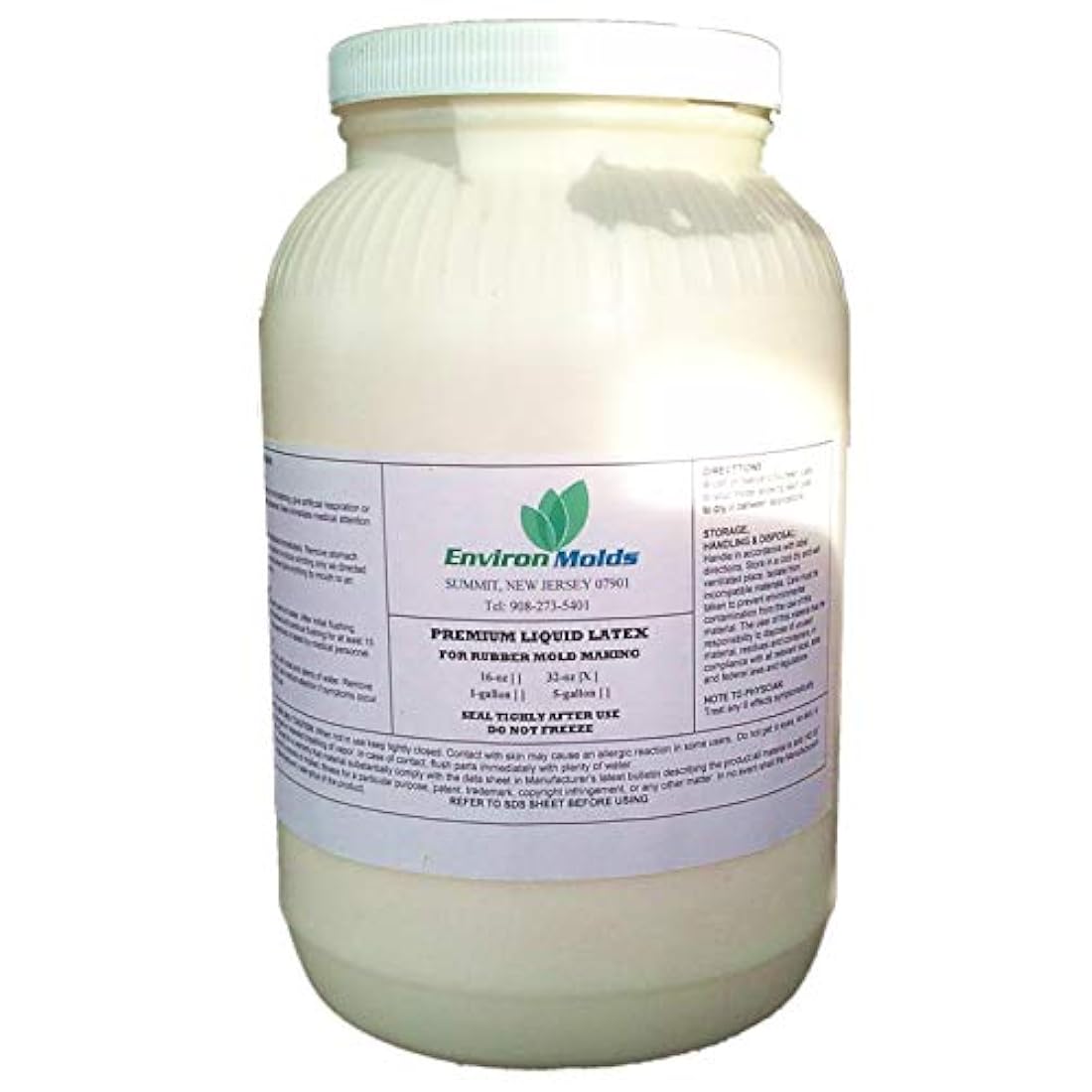 Látex líquido Fabricación de moldes hule 1 Galon