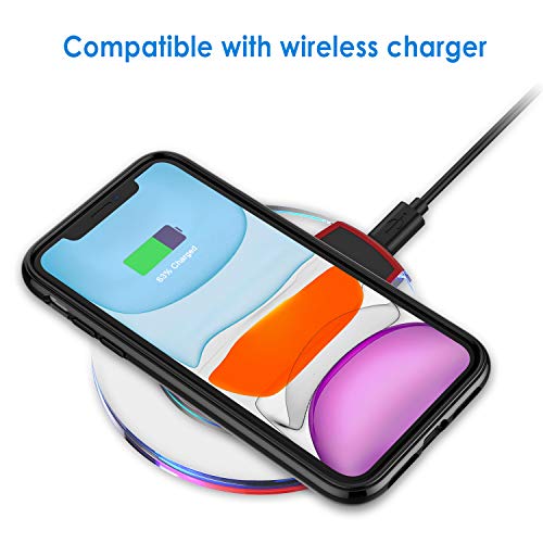 JETech - Funda para iPhone 11 (2019), 6.1 pulgadas, cubierta a prueba de golpes, parte trasera transparente anti rayones