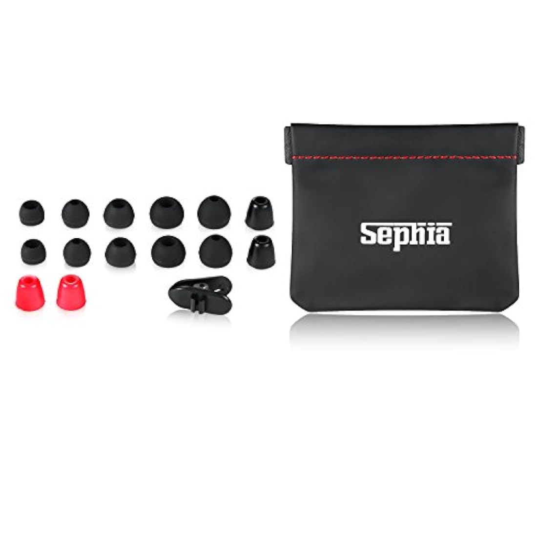 Sephia SP3060 - Auriculares con aislamiento de ruido en los oídos, potente sonido bajo, alta definición, audio puro, auriculares para iPhone, iPod, iPad, reproductores MP3, smartphones y tablets Samsung