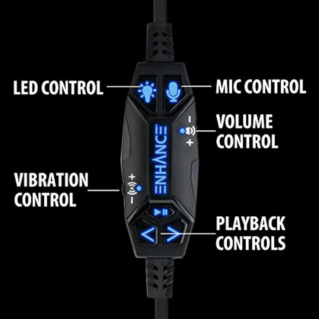 computadora Gaming Headset por EnhanceScoria USB PCsonido7.1