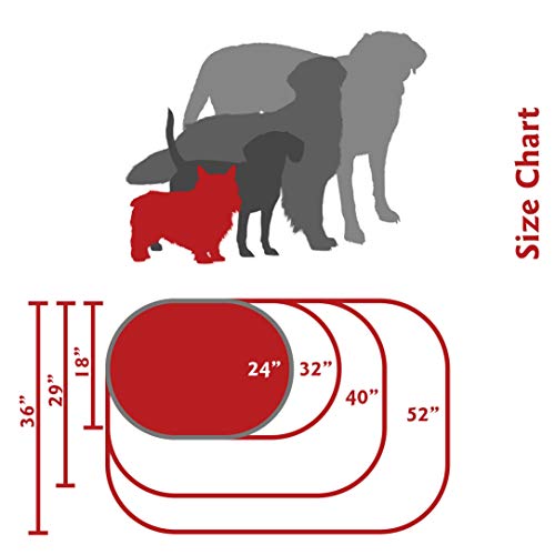 Cama de perro de polialgodón lavable Majestic Pet