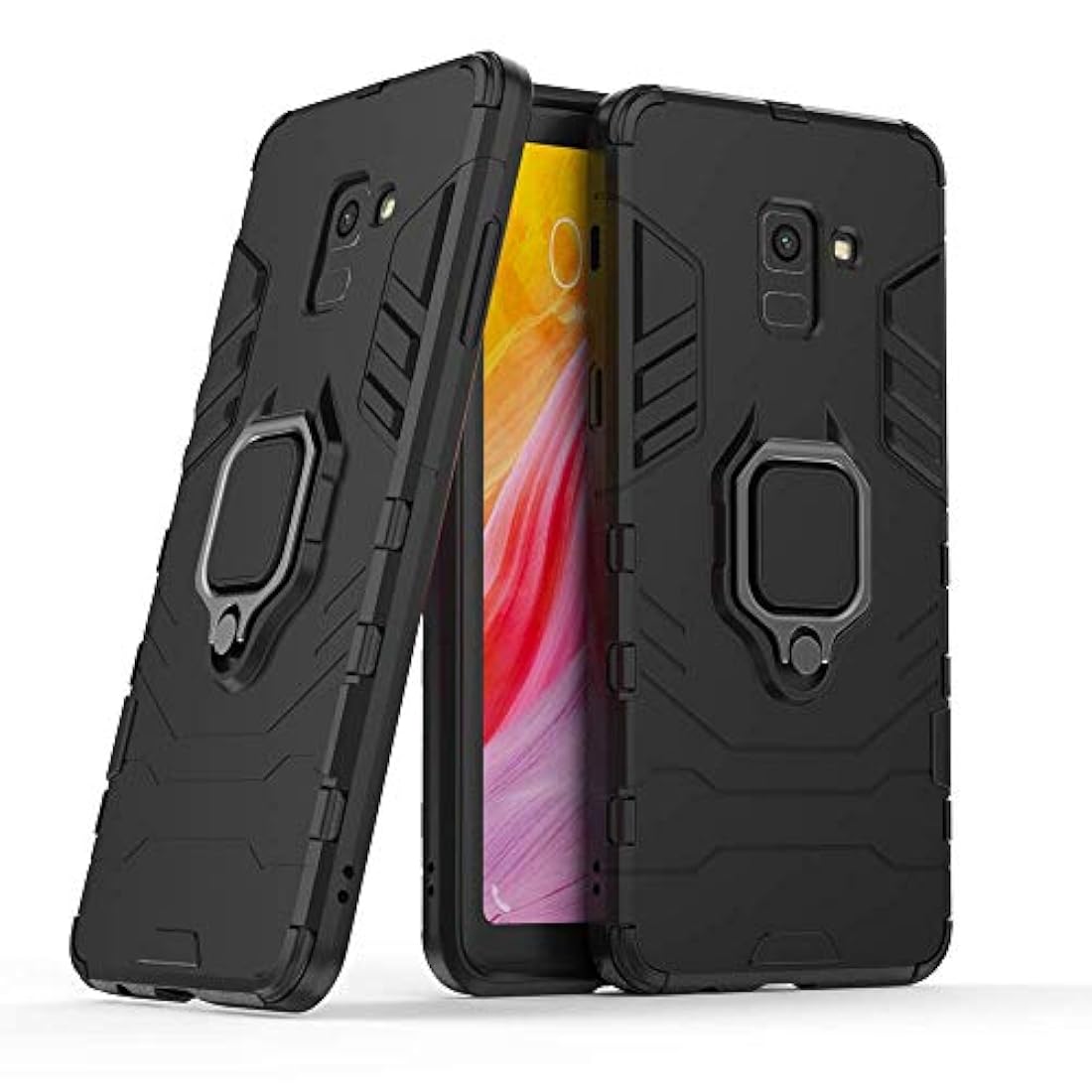 Carcasa para Samsung Galaxy A8 2018 GTX, Negro para A8 Plus.