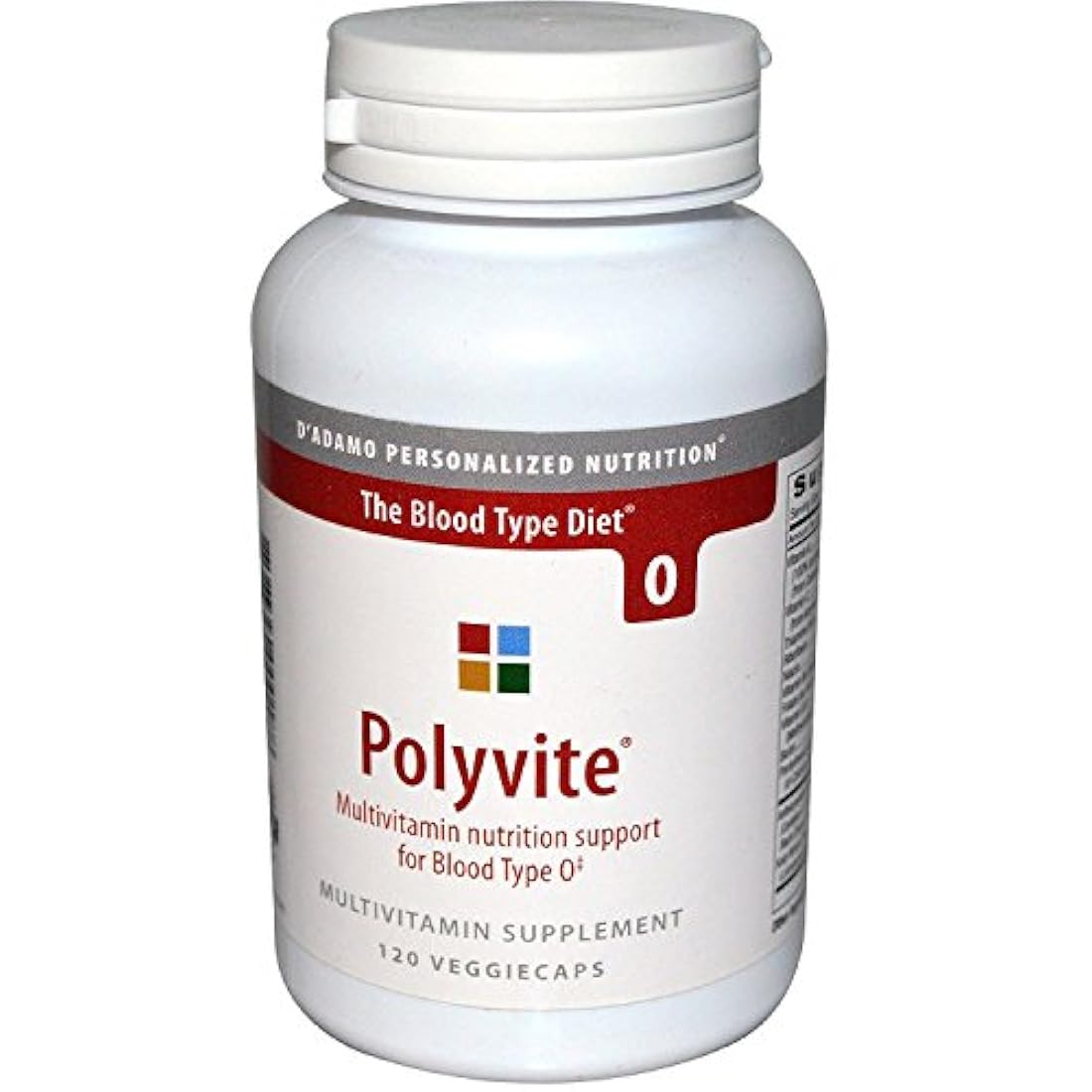 D 'adamo – Suplemento de polyvite o 120 Vcaps