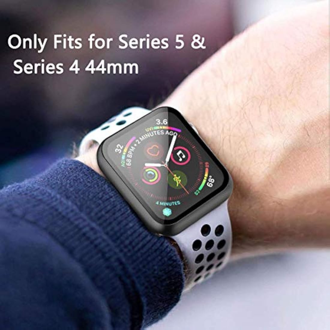 Carcasa rígida compatible con Watch Series 5 Series 4 44MM
