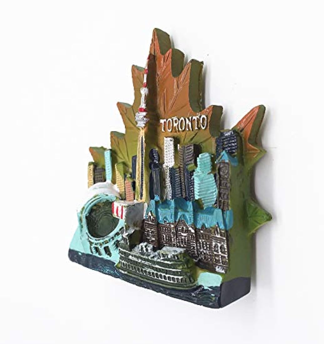 Imán de nevera 3D de Toronto Canadá