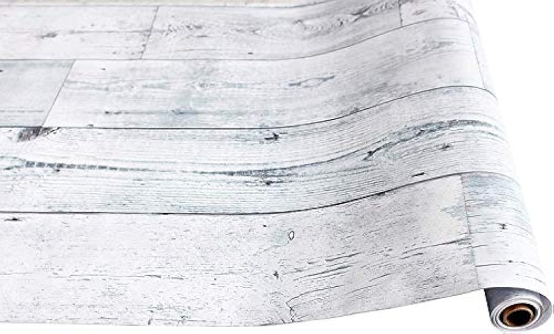 Papel pintado autoadhesivo tipo madera envejecida(16.0x23.8