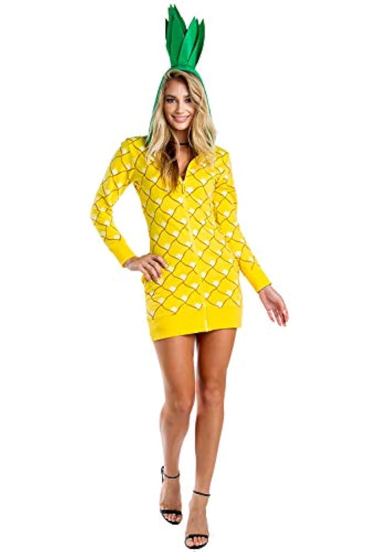 disfraz de Halloween, vestido de piña, overol