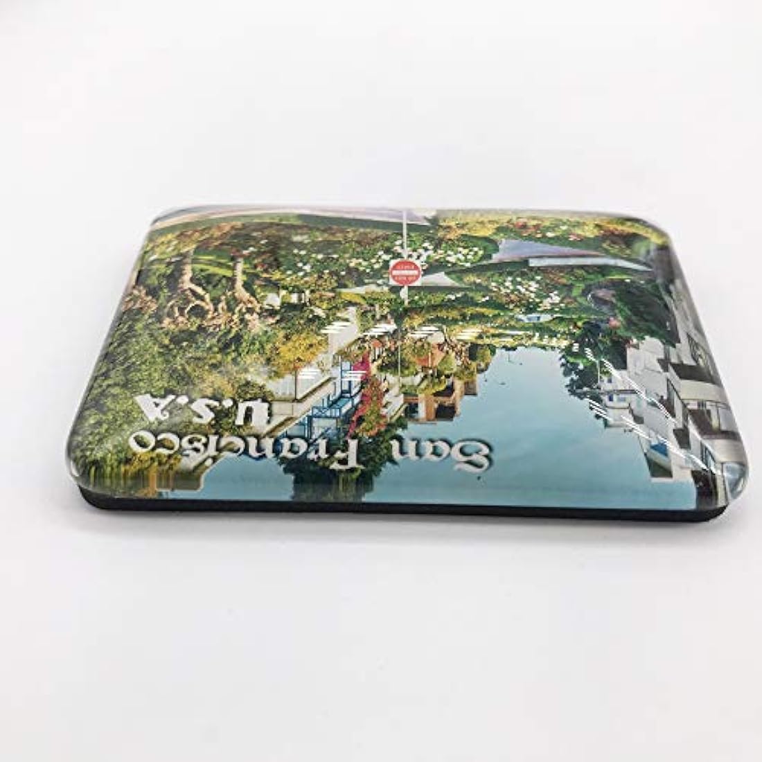 Imán de cristal para nevera en 3D, ideal para viajes