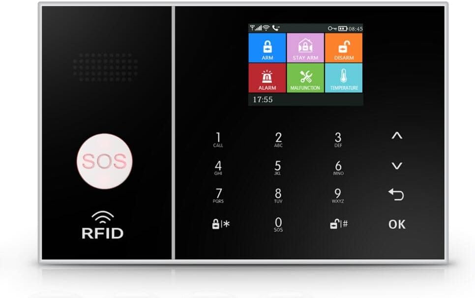 Kit de Alarma de Seguridad para Hogar 4G, Inalámbrico, WiFi