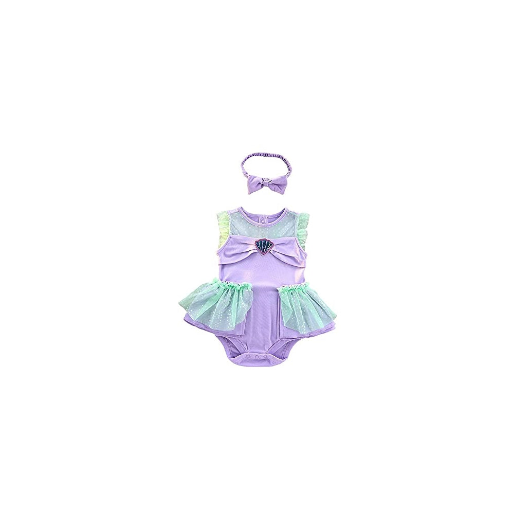 Disfraz para bebé de la sirenita para Halloween talla 3-6 m
