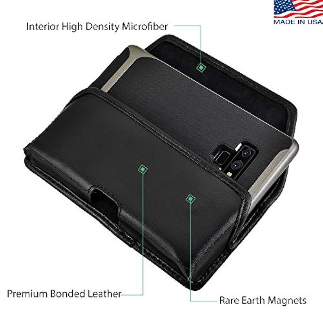 Samsung Note 8 Funda,para cinturón,cinturón de clip de metal