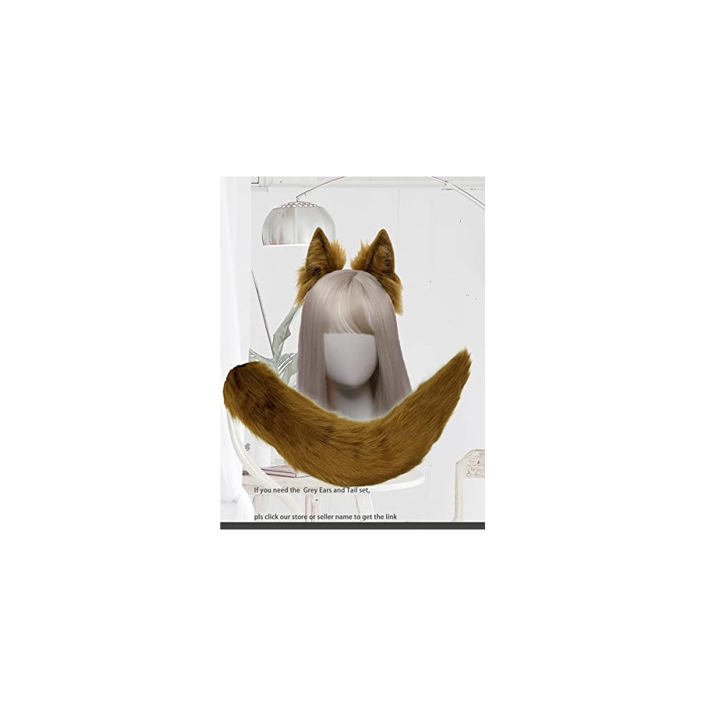 Disfraces de Diadema de orejas de lobo marrón talla única