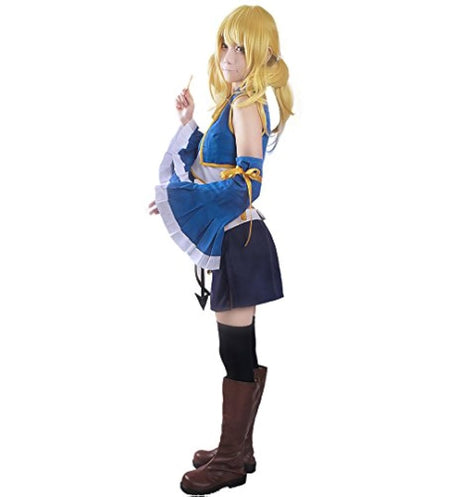miccostumes Fairy Tail Lucy de la mujer Siete Años