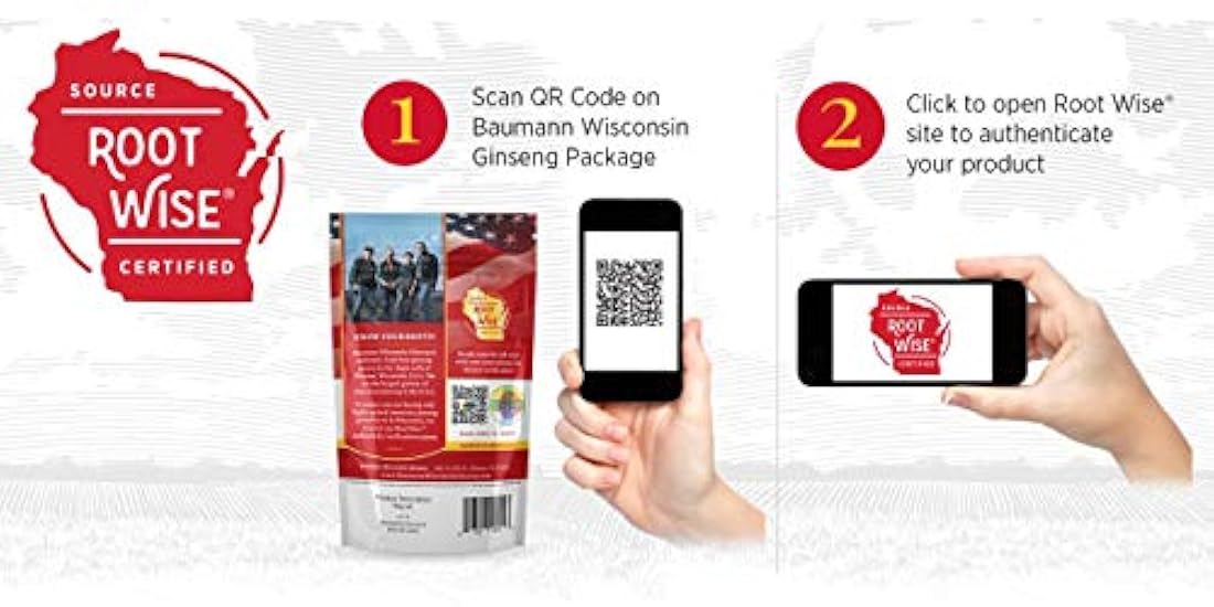 Baumann Ginseng Cápsulas auténticas de ginseng americanas