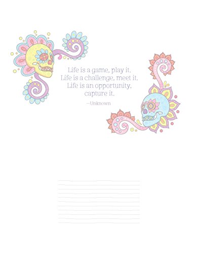 Libro de colorear de calaveras de azúcar