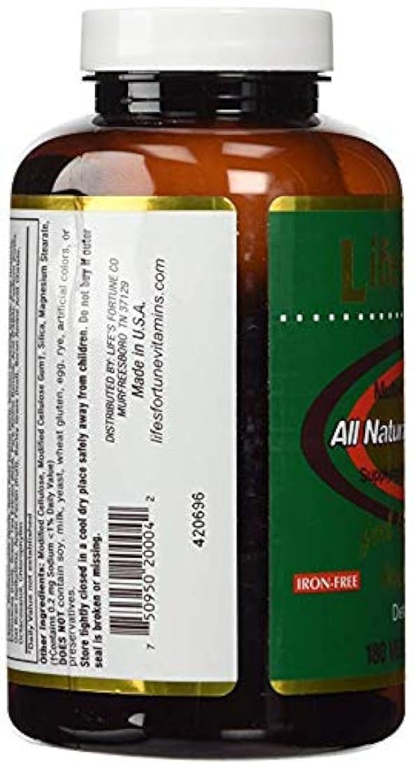 multi vitamínico y mineral fuente de energía natural