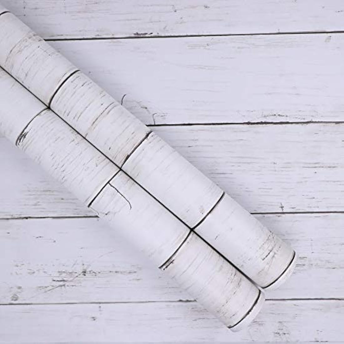 Abyssaly Papel de madera autoadhesivo extraíble para pared