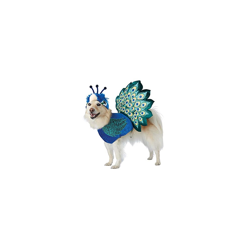 Disfraces de pavo real para mascotas talla XS