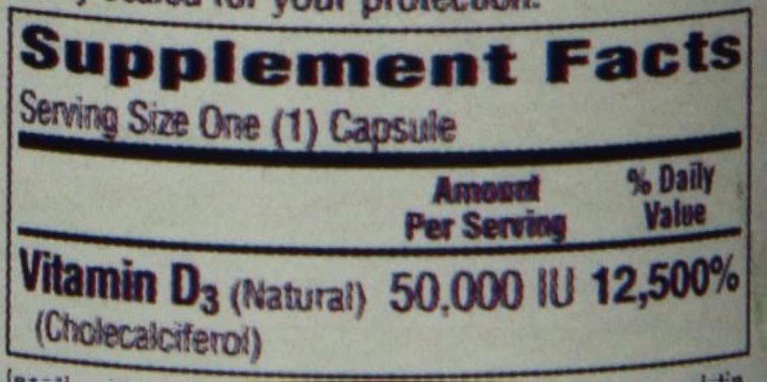 Biotech Pharmacal - D3-50 (50,000iu)- 100 cápsulas, 10211563