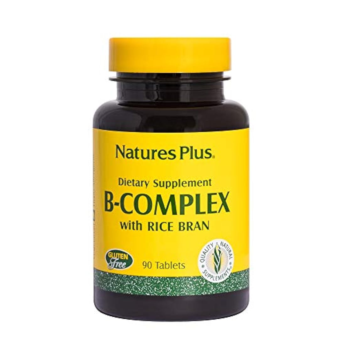 Nature 's Plus – B-Complex W/Arroz Bran, 90 tabletas