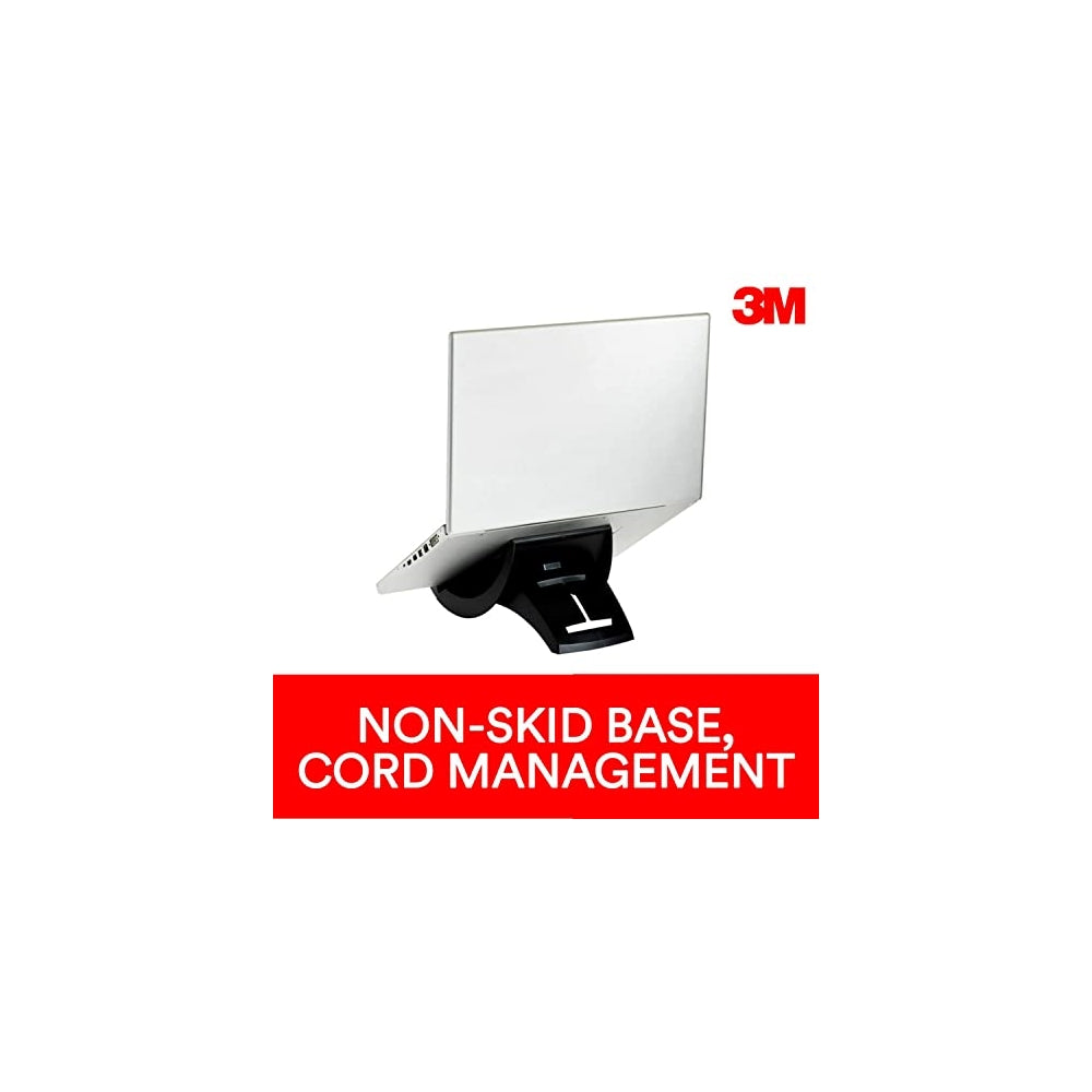 Bases o Soporte elevador 3M para notebook ajustable Negro