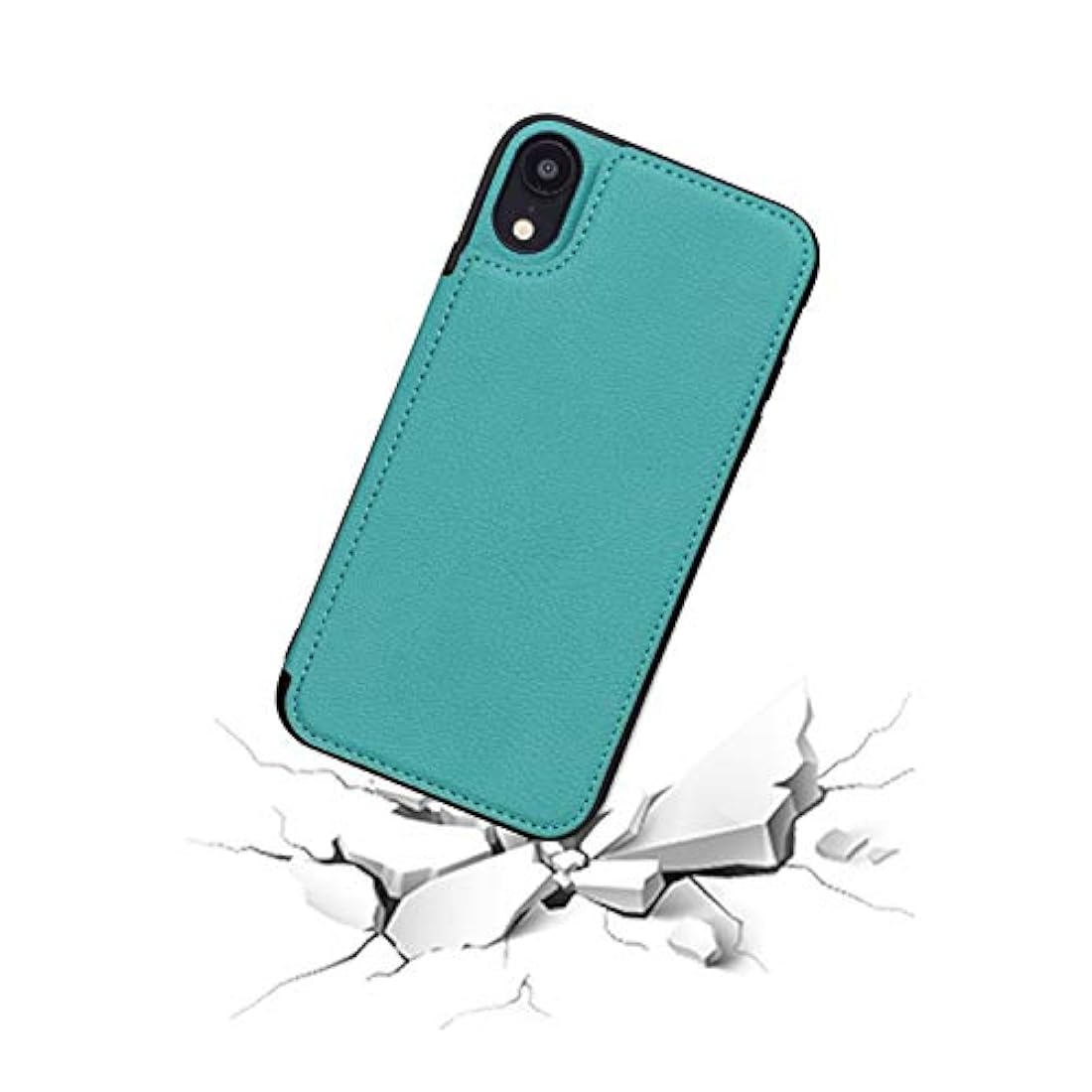 ACXLIFE - Funda para iPhone XR XR con tarjetero y cierre