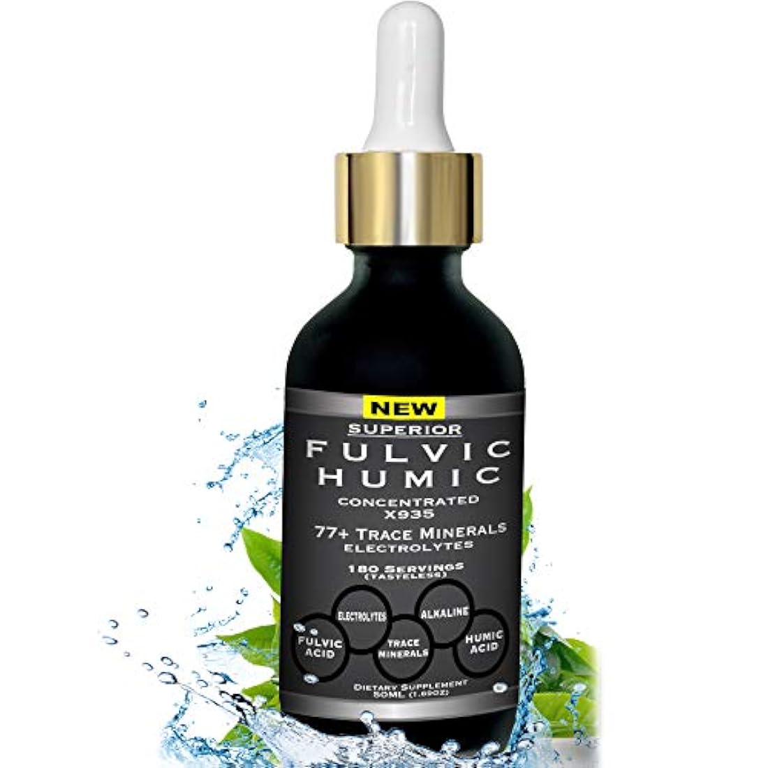 Fulvic Acid and Humic Acid Trace Mineral Drops 6 Month Supply, Electrolyte Energy Boost. Número de años: 6 año(s). Mezcla natural de minerales de traza iónica derivados de plantas orgánicas de ácido fúlvico y húmico similar a Shilajit