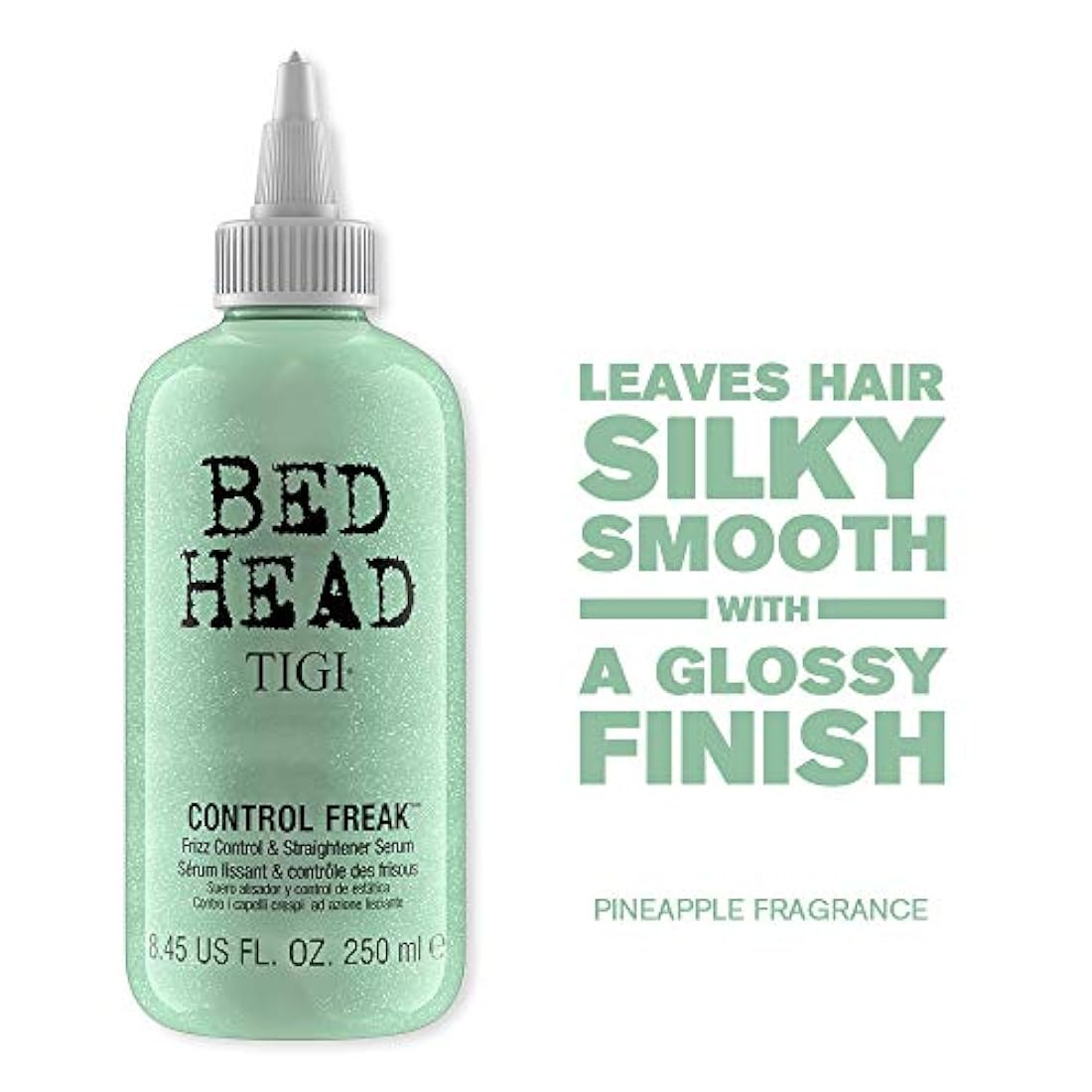 TIGI control de frizz y alisador, limpio, 8.45 onzas