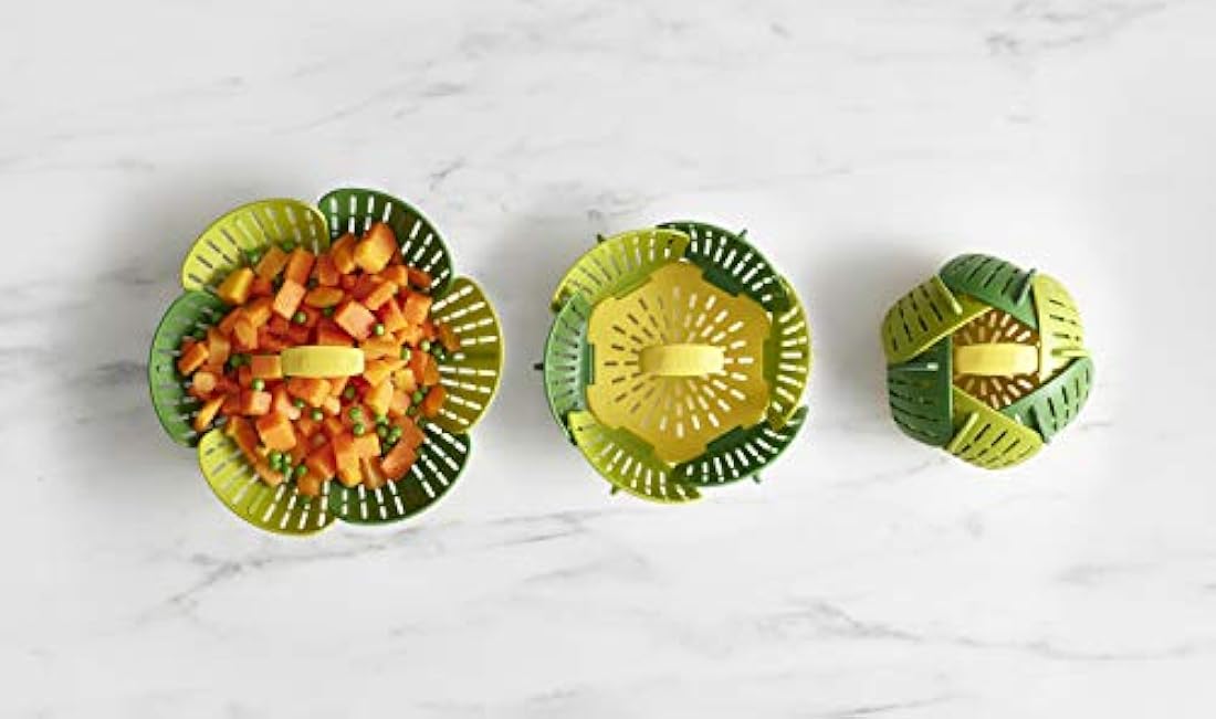 Joseph Joseph 45030 Bloom Cesta para vaporera plegable