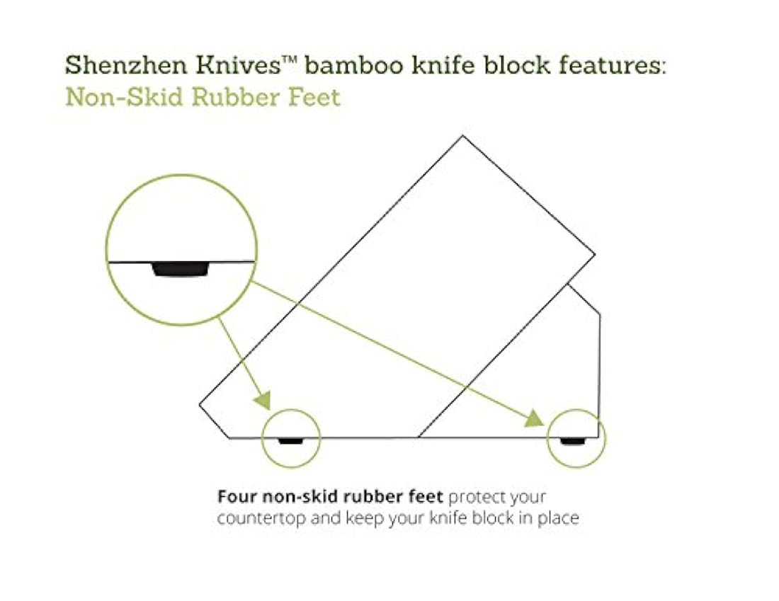 soporte universal para cuchillos de bambú Shenzhen Knives