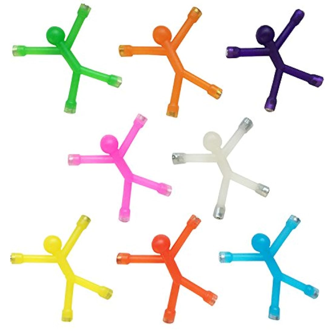 8 Imanes para nevera hombre, varios colores