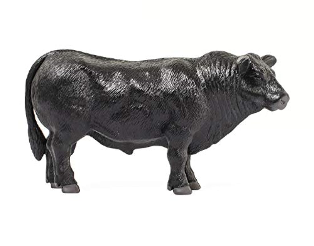 figuras a escala Vaca Blanca Calva Negra