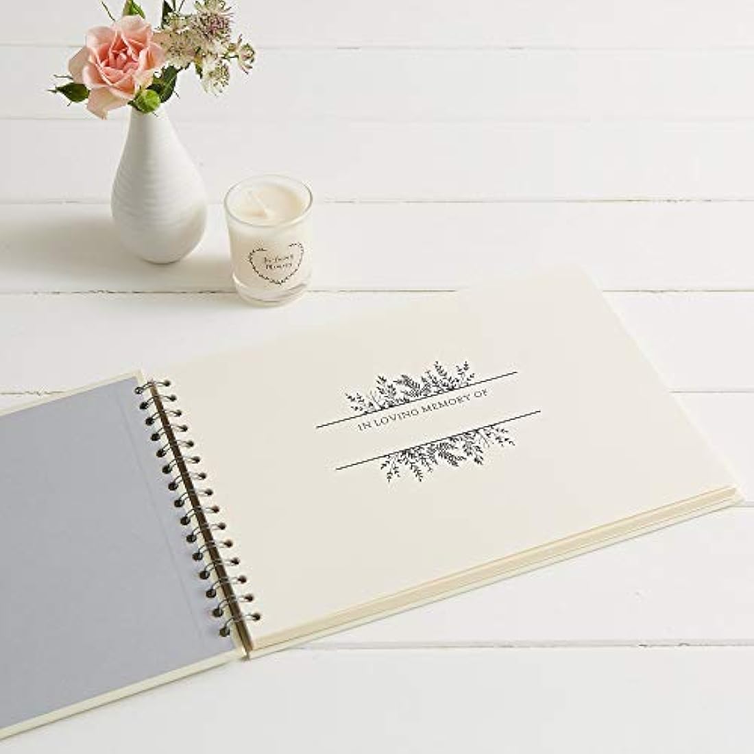 Juego de 2 carteles de recuerdo y libro de recuerdos de lujo