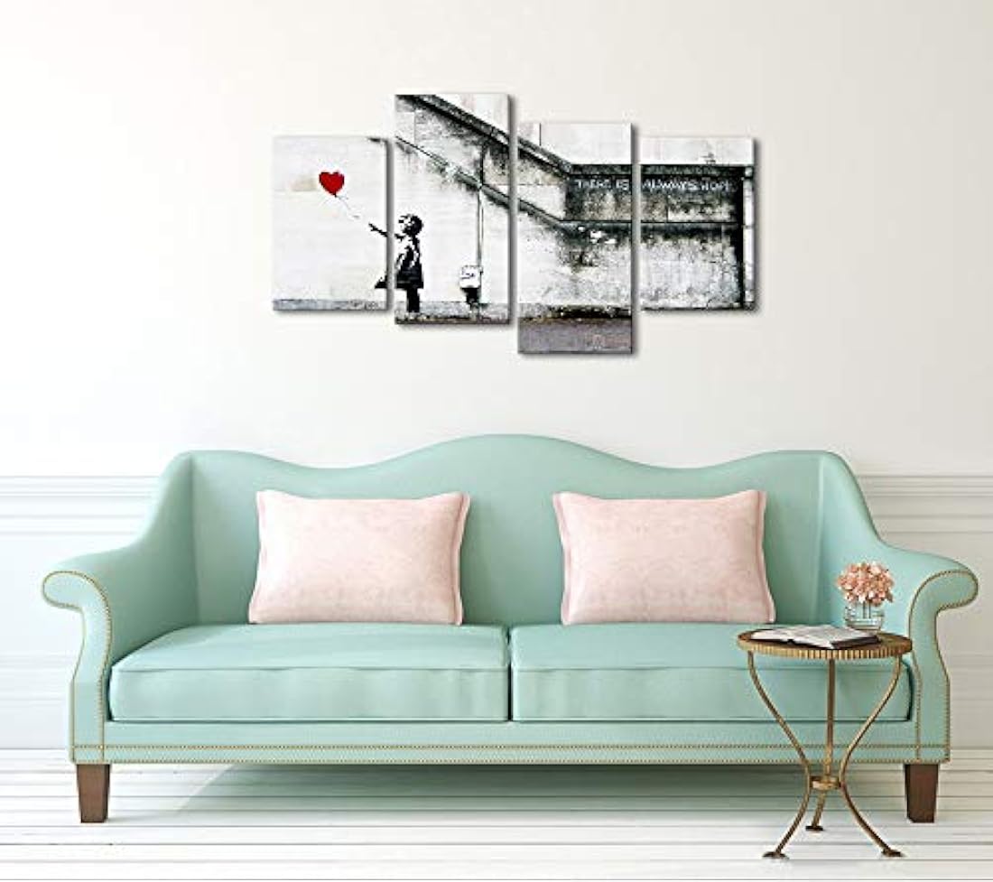 Lienzo decorativo con globo rojo HD para decoración de pared