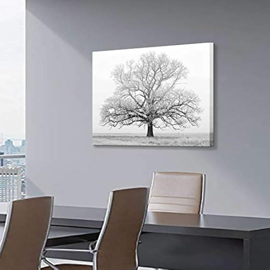 Lienzo decorativo para pared con diseño de bosque