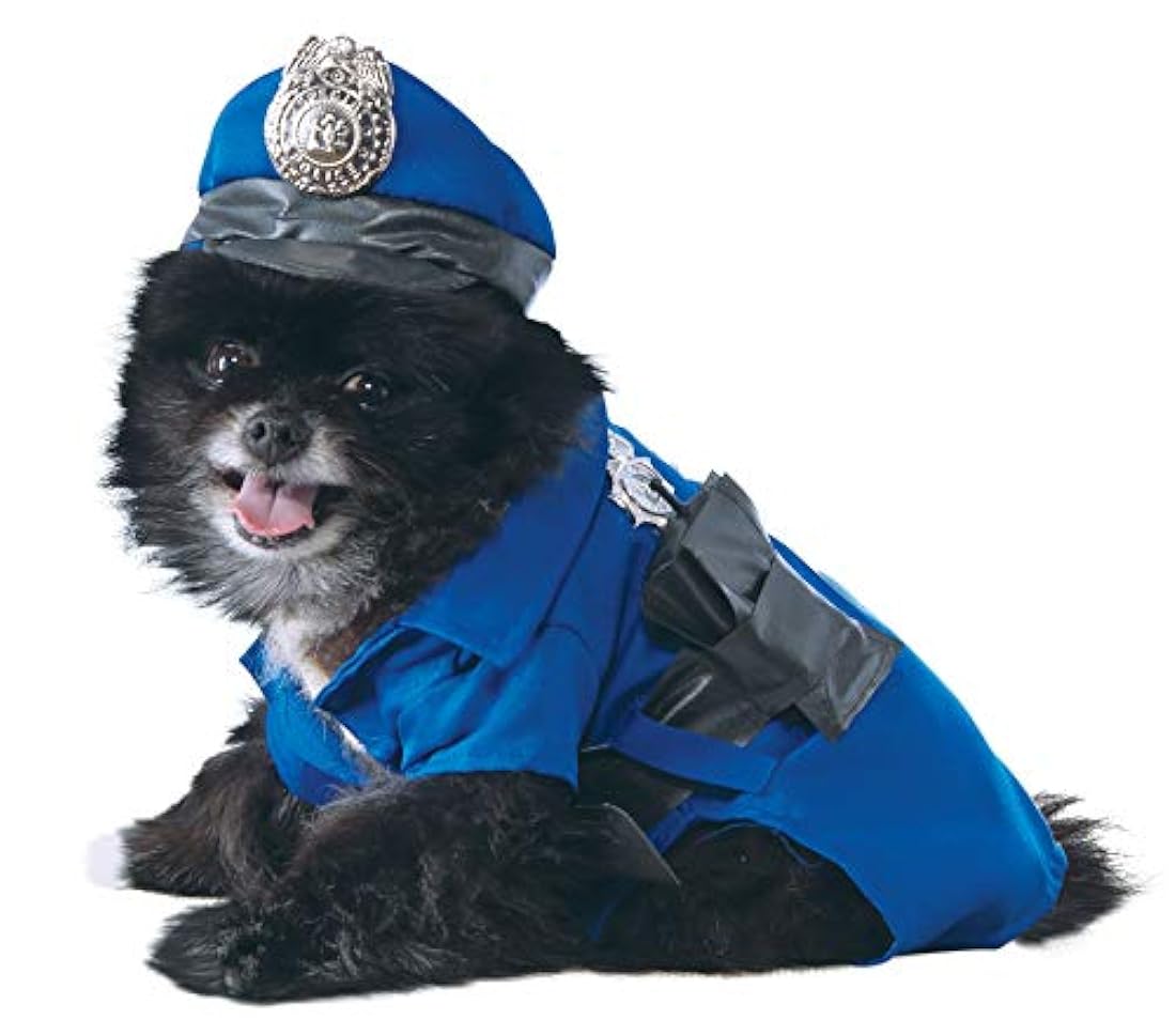 Disfraz de policía para perros grandes