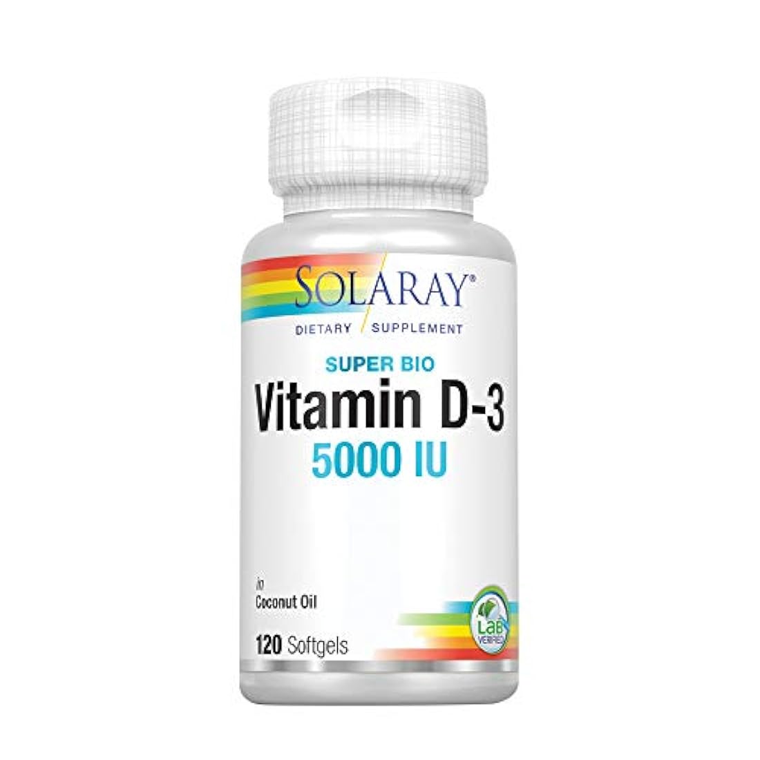 Super Bio Vitamina D-3 en Aceite de Coco sin OMG