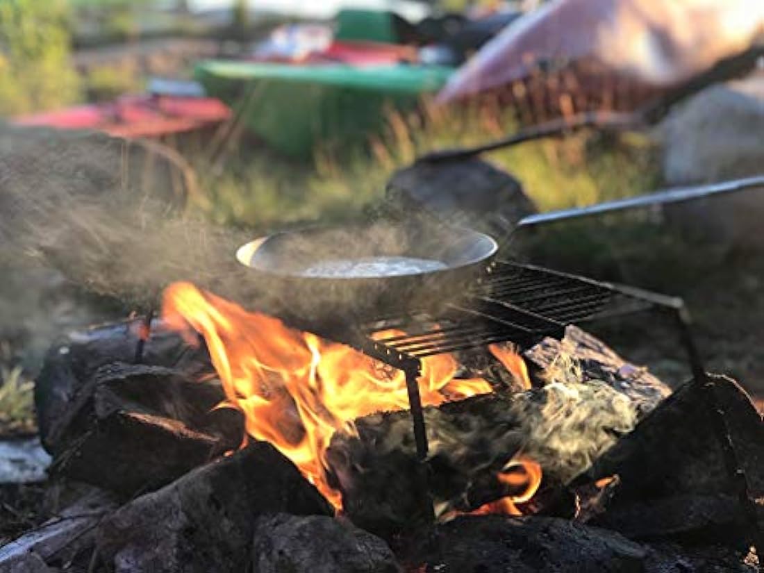 Parrilla de camping ligera portátil