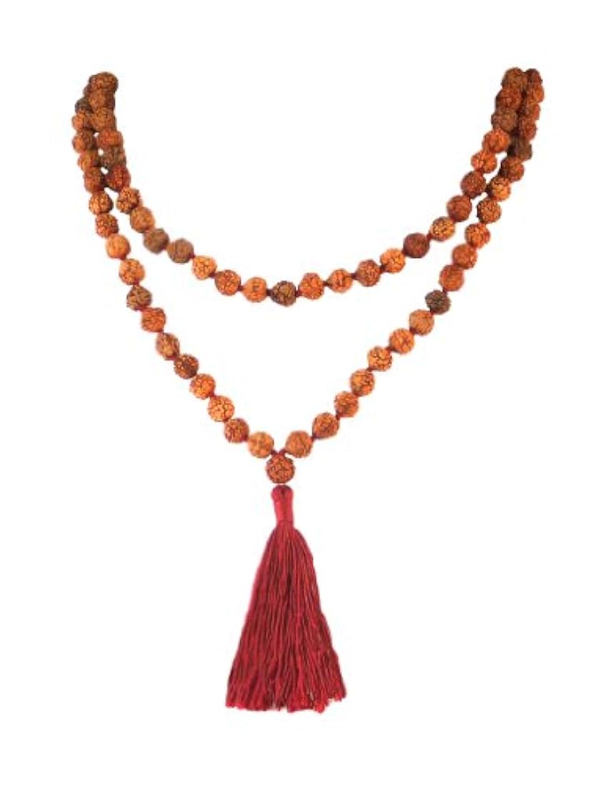 Rudraksha Meditation Mala - 108 cuentas (0.315 in)