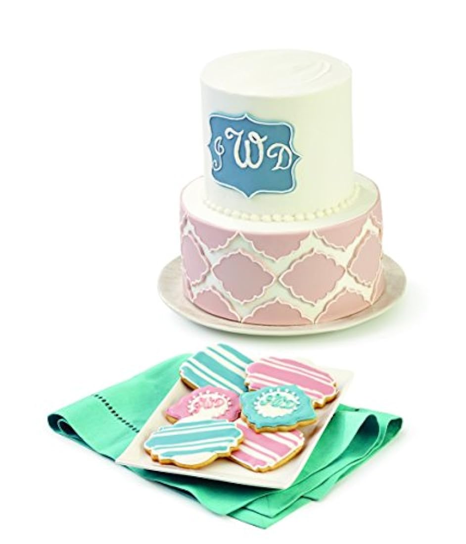 Wilton 417-7555 juego de cortadores para placa de fondant