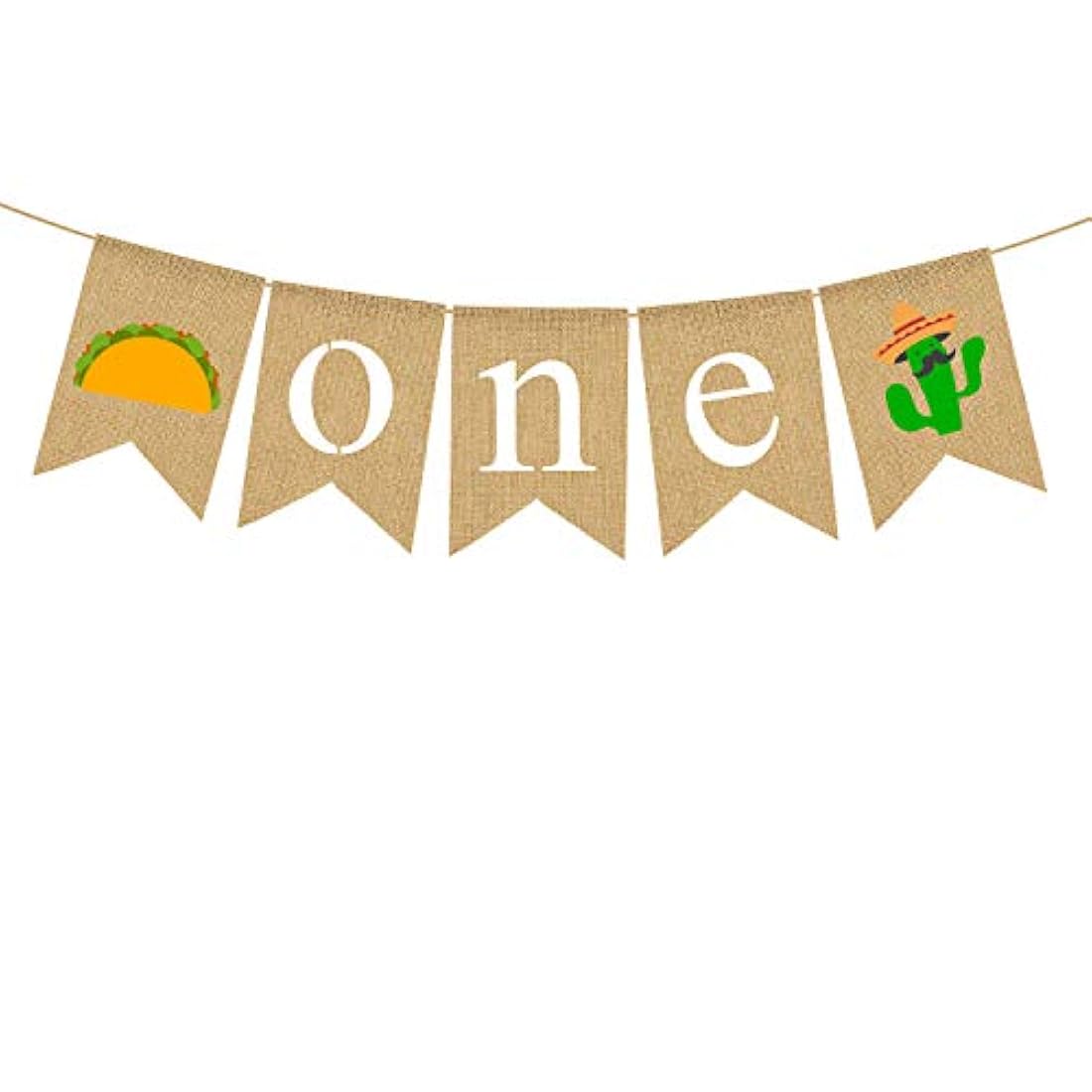 Banner de yute mexicano para silla alta