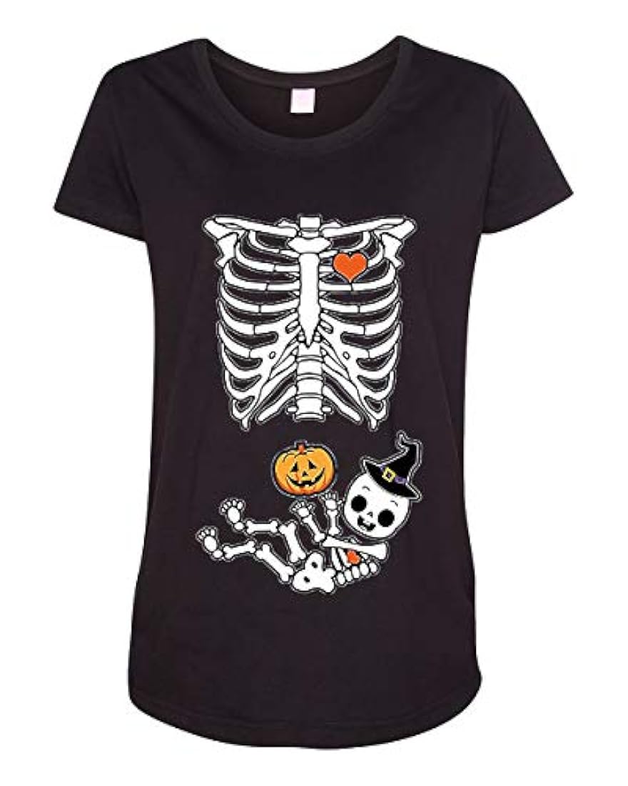 Camiseta de maternidad disfraz de Halloween Baby Skeleton