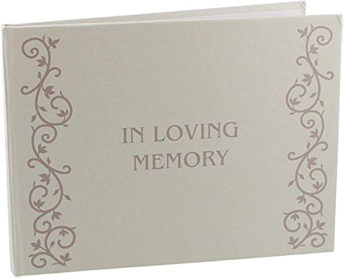 Libro de visitas del funeral de condolencias