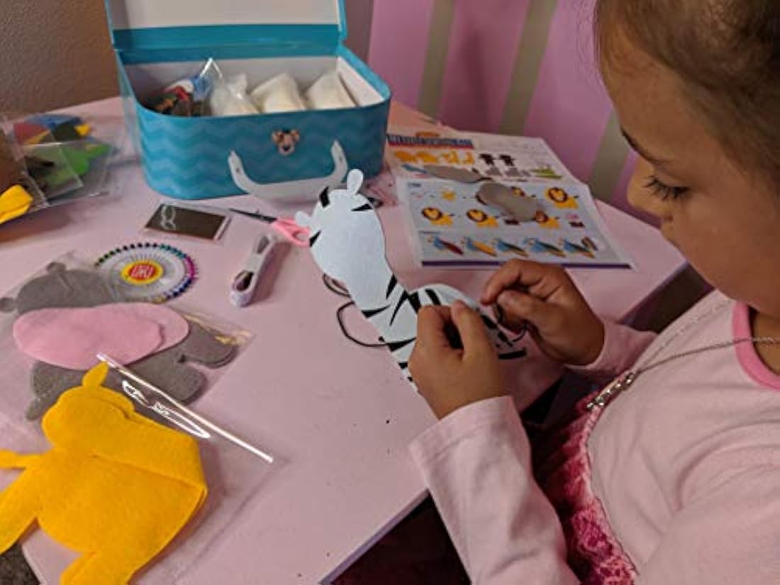 My First - Kit de costura para niños con funda de viaje