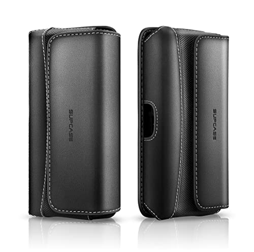 SUPCASE Funda para Samsung Galaxy Z Fold 3 5G (2021), resistente al desgaste con clip vertical para cinturón (negro)
